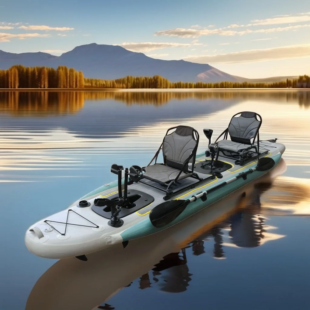 Barco inflável de canoa de pes - Fishing Boat Seat avaliação e preço