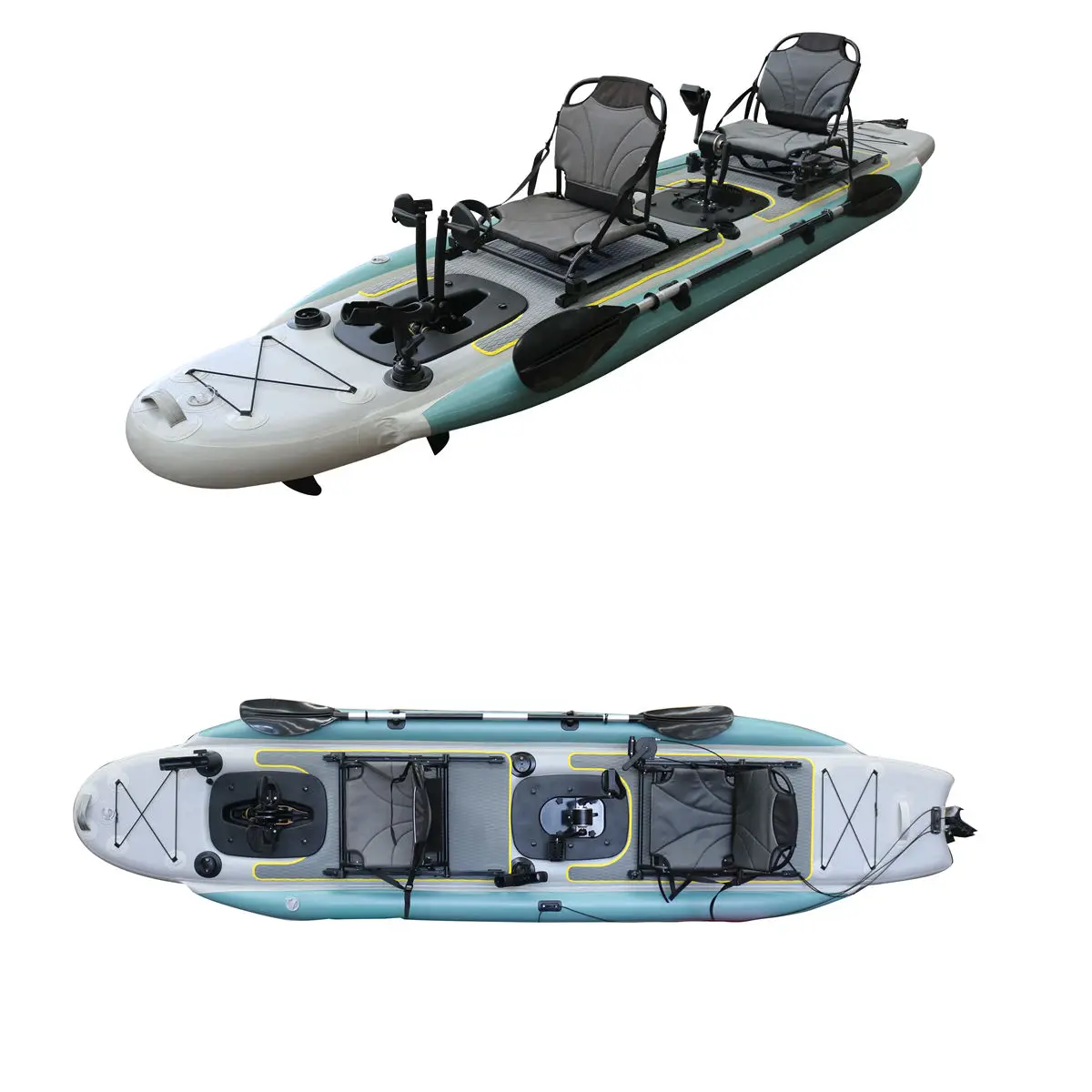 Barco inflável de canoa de pes - Fishing Boat Seat avaliação e preço